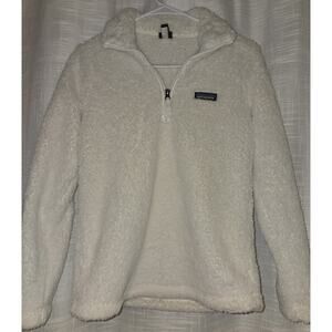 Patagonia Women's White Los Gatos 1/4-Zip Fleece Size XS